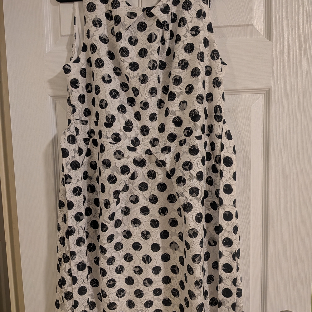 Polka Dot Sleeveless Dress